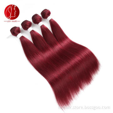 Color 99J Virgin Hair Colored Weave Bundle Deals